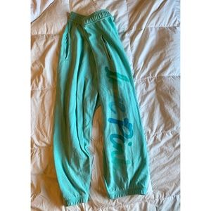 PINK crop sweatpants